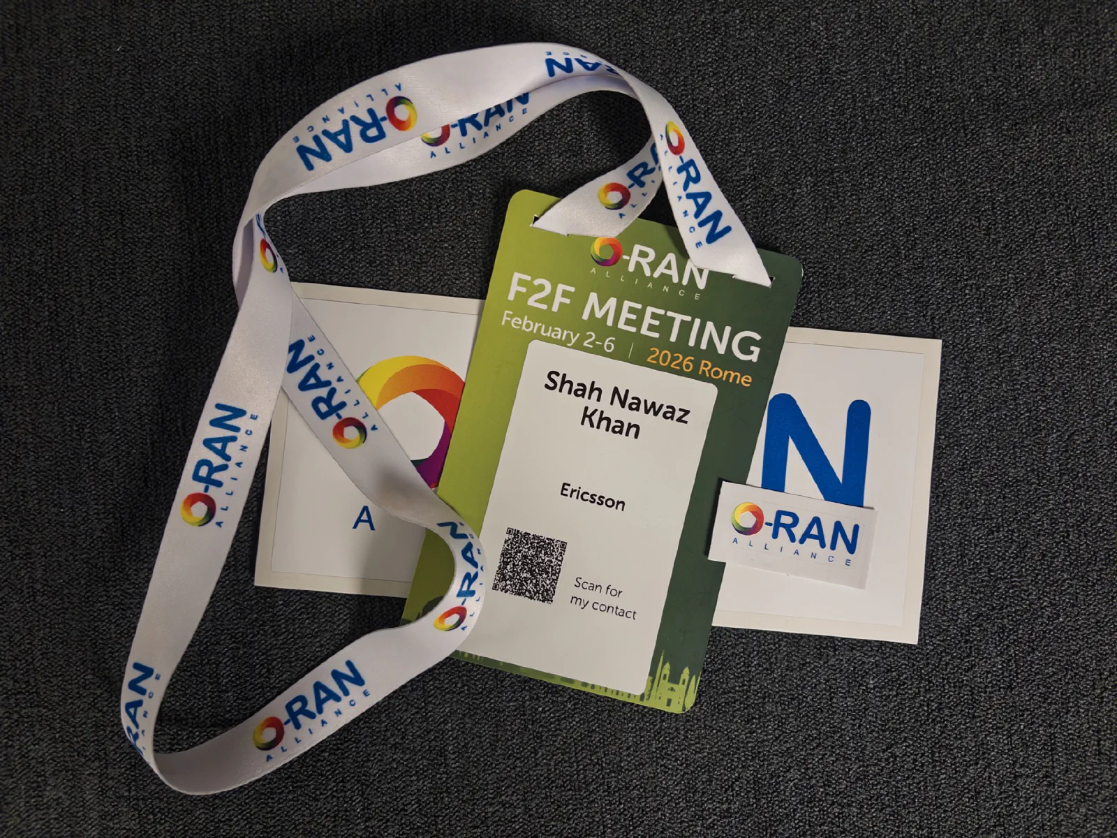 F2F Meeting Credentials — Rome · February 2026